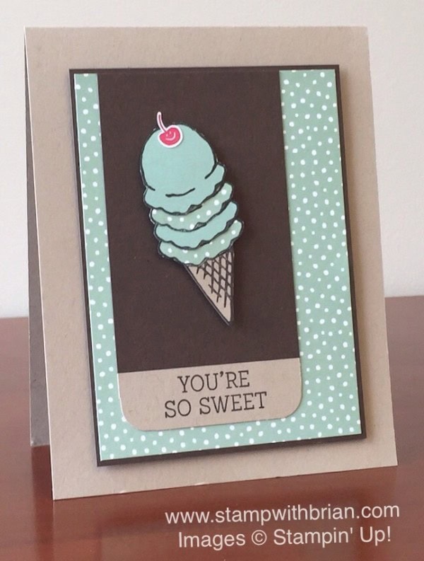 Honeycomb Happiness, Cupcake Party, Stampin' Up!, Brian King, CASE of Michelle Last, GDP024, birthday card