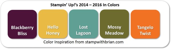 2014-2016 In Colors, Stampin' Up!