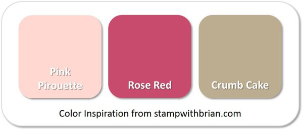 Stampin' Up! Color Inspiration: Pink Pirouette, Rose Red, Crumb Cake Stampin' Up! Color Inspiration: Pink Pirouette, Rose Red, Crumb Cake