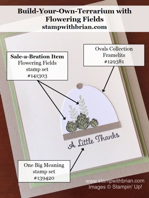 Flowering Fields, One Big Meaning, Stampin' Up!, Brian King, GDP027