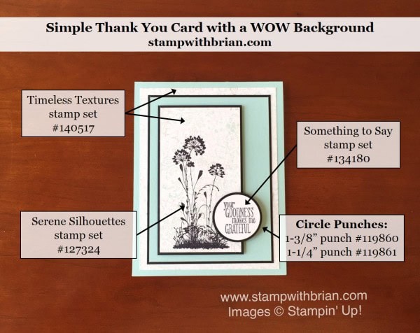 Timeless Textures, Something to Say, Stampin' Up!, Brian King, FabFri82, Smashing Technique