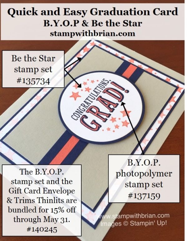BYOP, Be the Star, Stampin' Up!, Brian King, GDP033 BYOP, Be the Star, Stampin' Up!, Brian King, GDP033