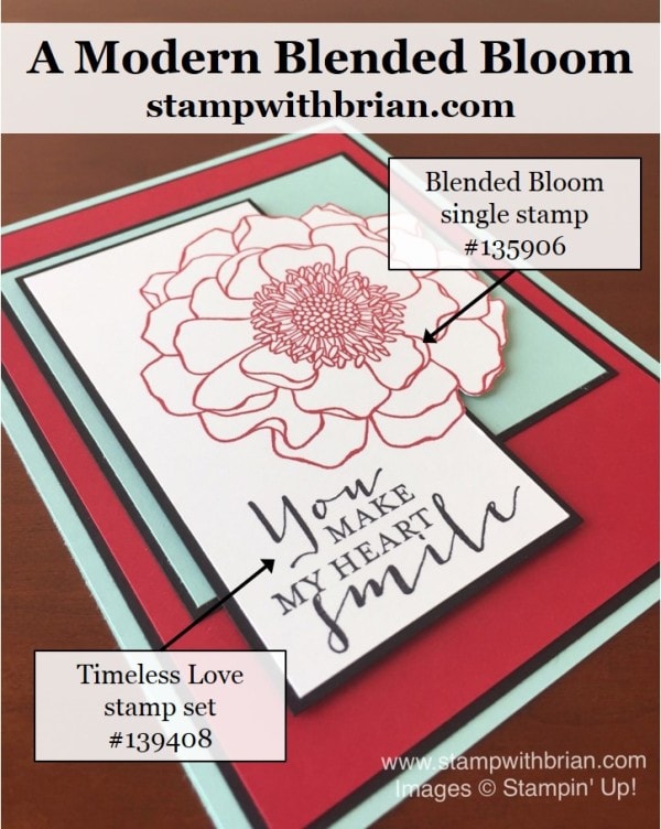 Blended Bloom, Timeless Love, Stampin' Up!, Brian King