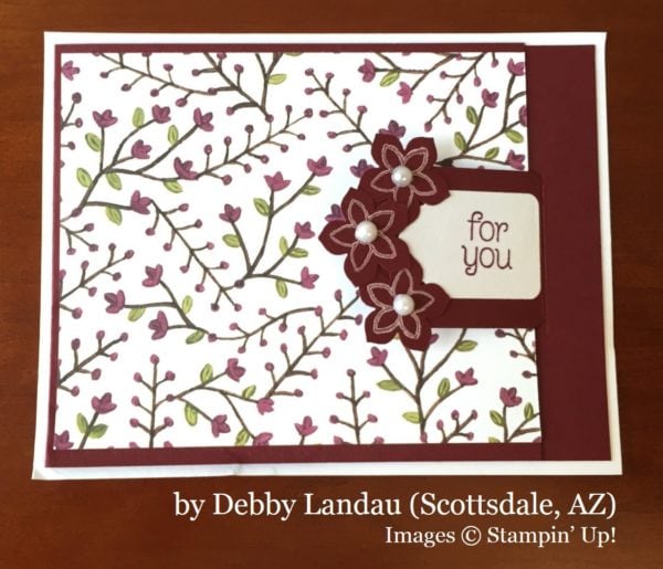Debby Landau, Scottsdale AZ, Stampin' Up!, card swap Debby Landau, Scottsdale AZ, Stampin' Up!, card swap