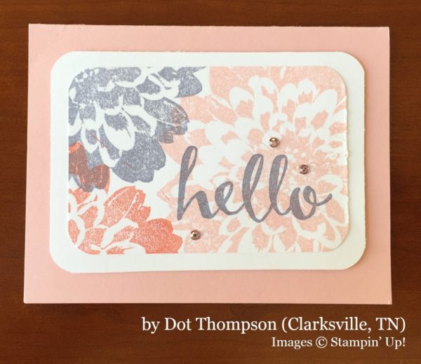 Dot Thompson, Clarksville TN, Stampin' Up!, card swap Dot Thompson, Clarksville TN, Stampin' Up!, card swap