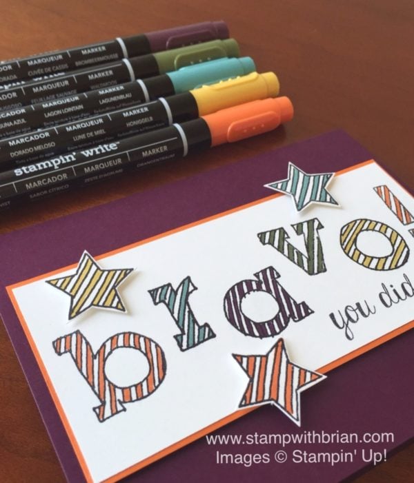 Epic Alphabet, Bravo, Stampin' Up!, Brian King, 2014-2016 In Colors