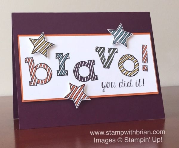 Epic Alphabet, Bravo, Stampin' Up!, Brian King, 2014-2016 In Colors