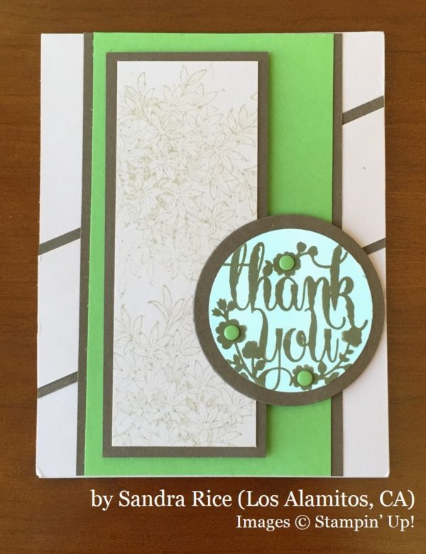 Sandra Rice, Los Alamitos CA, Stampin' Up!, card swap Sandra Rice, Los Alamitos CA, Stampin' Up!, card swap