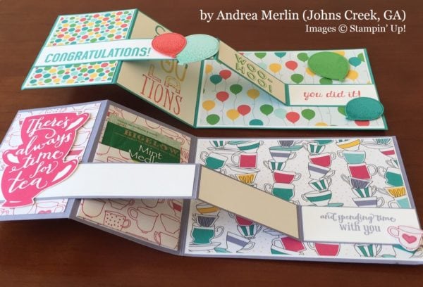 Andrea Merlin, Johns Creek GA, Stampin' Up!, card swap