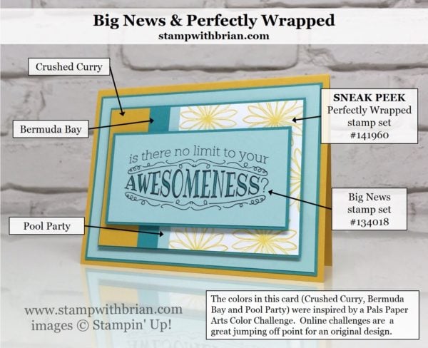 Big News, Perfectly Wrapped, Stampin' Up!, Brian King, PPA301 Big News, Perfectly Wrapped, Stampin' Up!, Brian King, PPA301