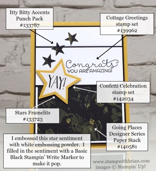 Confetti Celebration, Cottage Greetings, Stampin' Up!, Brian King, CYCI#122, PP297 Confetti Celebration, Cottage Greetings, Stampin' Up!, Brian King, CYCI#122, PP297