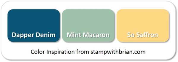Dapper Denim, Mint Macaron, So Saffron Dapper Denim, Mint Macaron, So Saffron