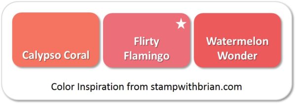 Flirty Flamingo - compared to Calypso Coral and Watermelon Wonder