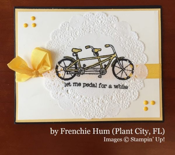 Frenchie Hum, Plant City FL, Stampin' Up!, card swap Frenchie Hum, Plant City FL, Stampin' Up!, card swap