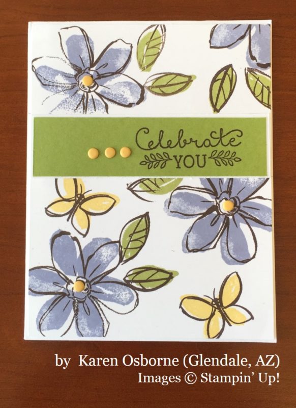Karen Osborne, Glendale AZ, Stampin' Up!, card swap Karen Osborne, Glendale AZ, Stampin' Up!, card swap
