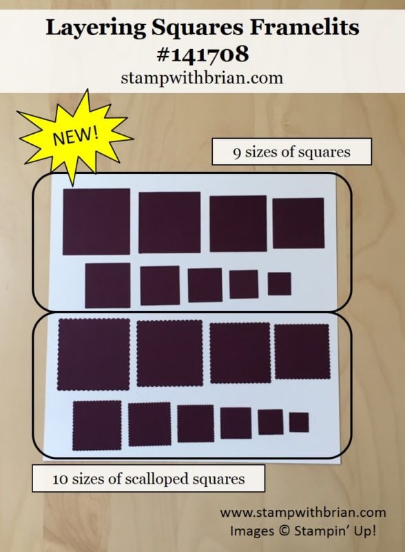 Layering Squares, Stampin' Up!, Brian King