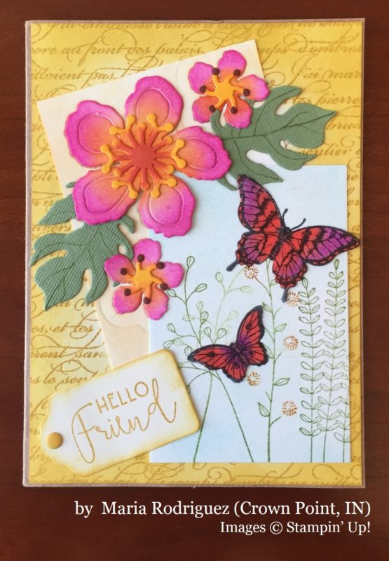 Maria Rodriguez, Crown Point IN, Stampin' Up!, card swap Maria Rodriguez, Crown Point IN, Stampin' Up!, card swap