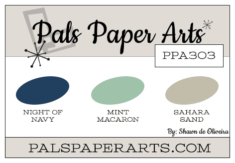 Stampin' Up! Color Inspiration: Night of Navy, Mint Macaron, Sahara Sand