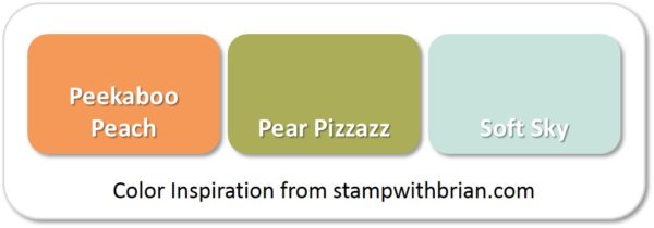 Peekaboo Peach, Pear Pizzazz, Soft Sky Peekaboo Peach, Pear Pizzazz, Soft Sky