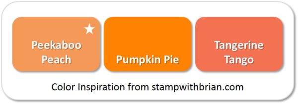 Peekaboo Peach - compared to Pumpkin Pie and Tangerine Tango