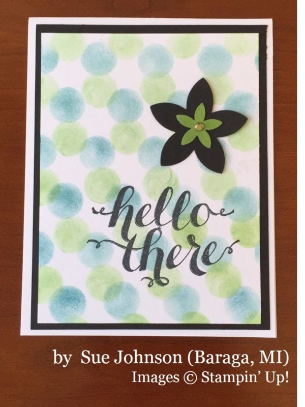 Sue Johnson, Baraga MI, Stampin' Up!, card swap Sue Johnson, Baraga MI, Stampin' Up!, card swap