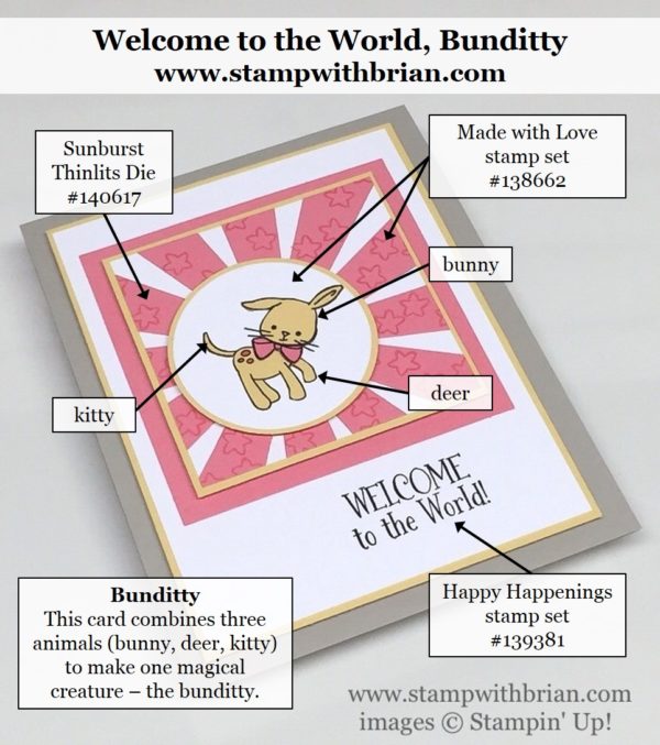 Bunditty, Made with Love, Happy Happenings, Stampin' Up!, Brian King, MIX178 Bunditty, Made with Love, Happy Happenings, Stampin' Up!, Brian King, MIX178