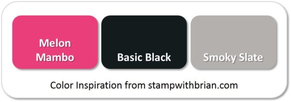 Stampin' Up! Color Inspiration: Melon Mambo, Basic Black, Smoky Slate Stampin' Up! Color Inspiration: Melon Mambo, Basic Black, Smoky Slate