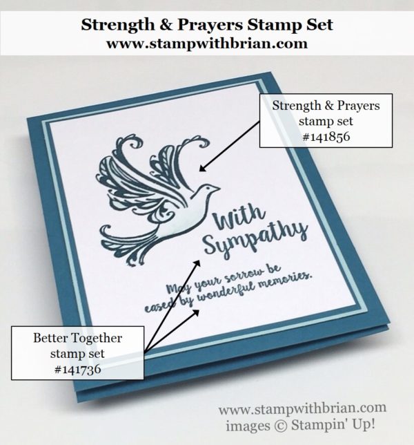 Strength & Prayers, Better Together, Stampin' Up!, Brian King, PPA305