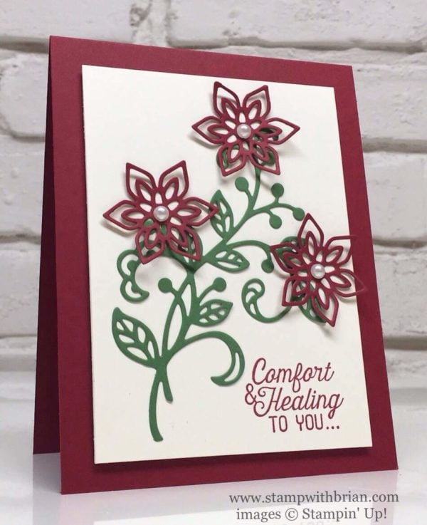 FLOURISH PHRASES AND FLOURISH DIES offers by Stampin Up.