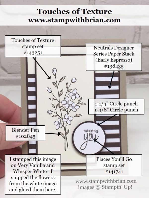 Touches of Texture, Places You'll Go, Stampin' Up!, Brian King, GDP044 Touches of Texture, Places You'll Go, Stampin' Up!, Brian King, GDP044