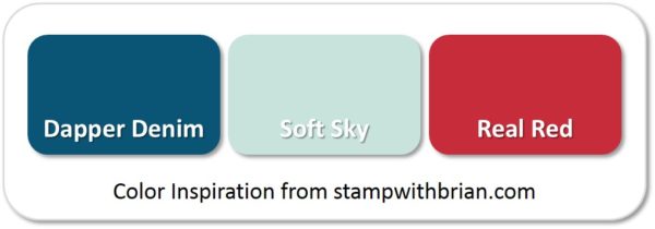 Stampin' Up! Color Inspiration: Dapper Denim, Soft Sky, Real Red Stampin' Up! Color Inspiration: Dapper Denim, Soft Sky, Real Red