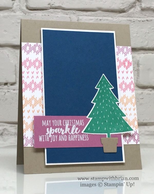 Foxy Friends, Christmas Pines, Stitched with Cheer, 2016-2018 In Colors, Stampin' Up!, Brian King, FabFri94, Christmas Card Foxy Friends, Christmas Pines, Stitched with Cheer, 2016-2018 In Colors, Stampin' Up!, Brian King, FabFri94, Christmas Card