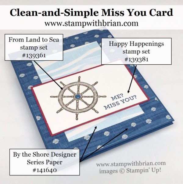 From Land to Sea, Happy Happenings, Stampin 'Up!, Brian King, GDP047 From Land to Sea, Happy Happenings, Stampin 'Up!, Brian King, GDP047