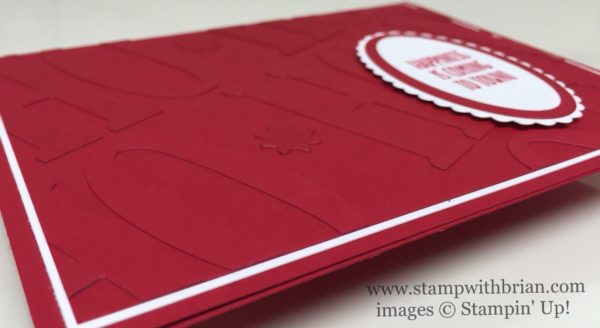 Hang Your Stocking, Large Letters Framelits, Layering Ovals Framelits, Stampin' Up!, Brian King, Christmas Card Hang Your Stocking, Large Letters Framelits, Layering Ovals Framelits, Stampin' Up!, Brian King, Christmas Card