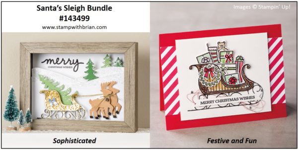 Santa's Sleigh Bundle, Stampin' Up!, Brian King