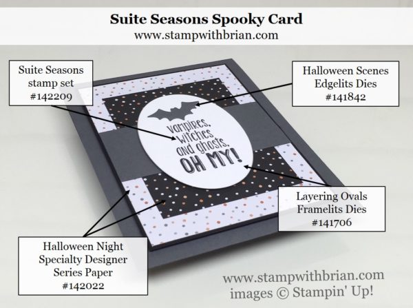 Suite Seasons, Halloween Scenes Edgelits, Stampin' Up!, Brian King, FMS251 Suite Seasons, Halloween Scenes Edgelits, Stampin' Up!, Brian King, FMS251