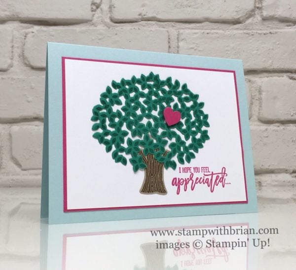Thankful Branches, Stampin' Up!, Brian King, Thank you card Thankful Branches, Stampin' Up!, Brian King, Thank you card