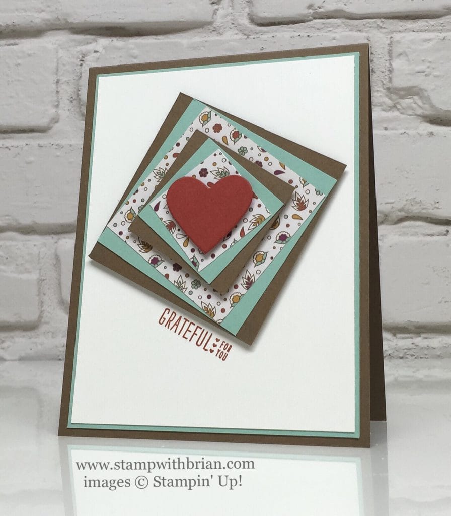 Acorny Thank You, Petals & Paisleys Specialty Designer Series Paper, Stampin' Up!, Brian King, CTS#191 Acorny Thank You, Petals & Paisleys Specialty Designer Series Paper, Stampin' Up!, Brian King, CTS#191
