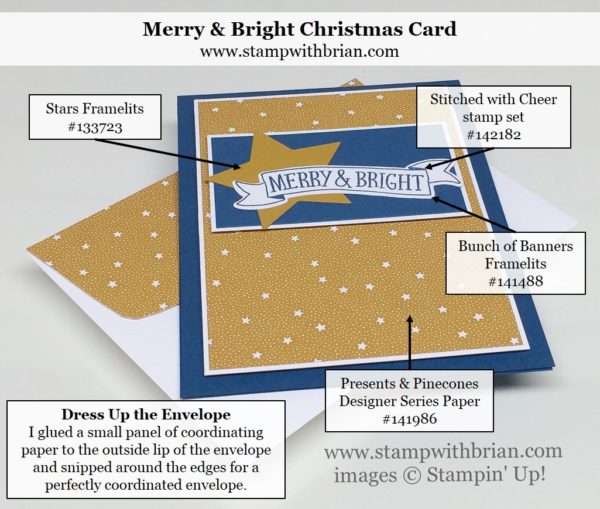 Stitched with Cheer, Stampin' Up!, Brian King Stitched with Cheer, Stampin' Up!, Brian King