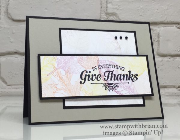 Suite Seasons, Vintage Leaves, Stampin' Up!, Brian King