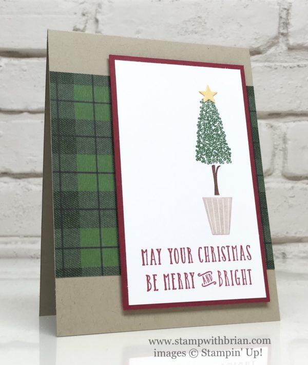 Vertical Greetings, Wonderful Year, Stampin' Up!, Brian King, Christmas Card Vertical Greetings, Wonderful Year, Stampin' Up!, Brian King, Christmas Card