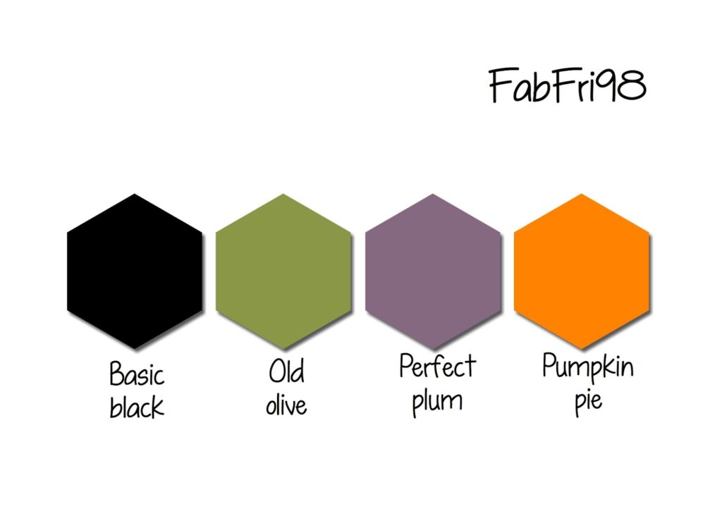 Stampin' Up! Color Inspiration: Basic Black, Old Olive, Perfect Plum, Pumpkin Pie