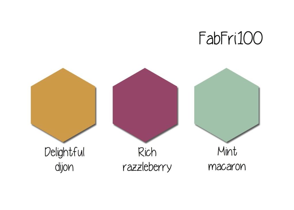 Stampin' Up! Color Inspiration: Delightful Dijon, Rich Razzleberry, Mint Macaron