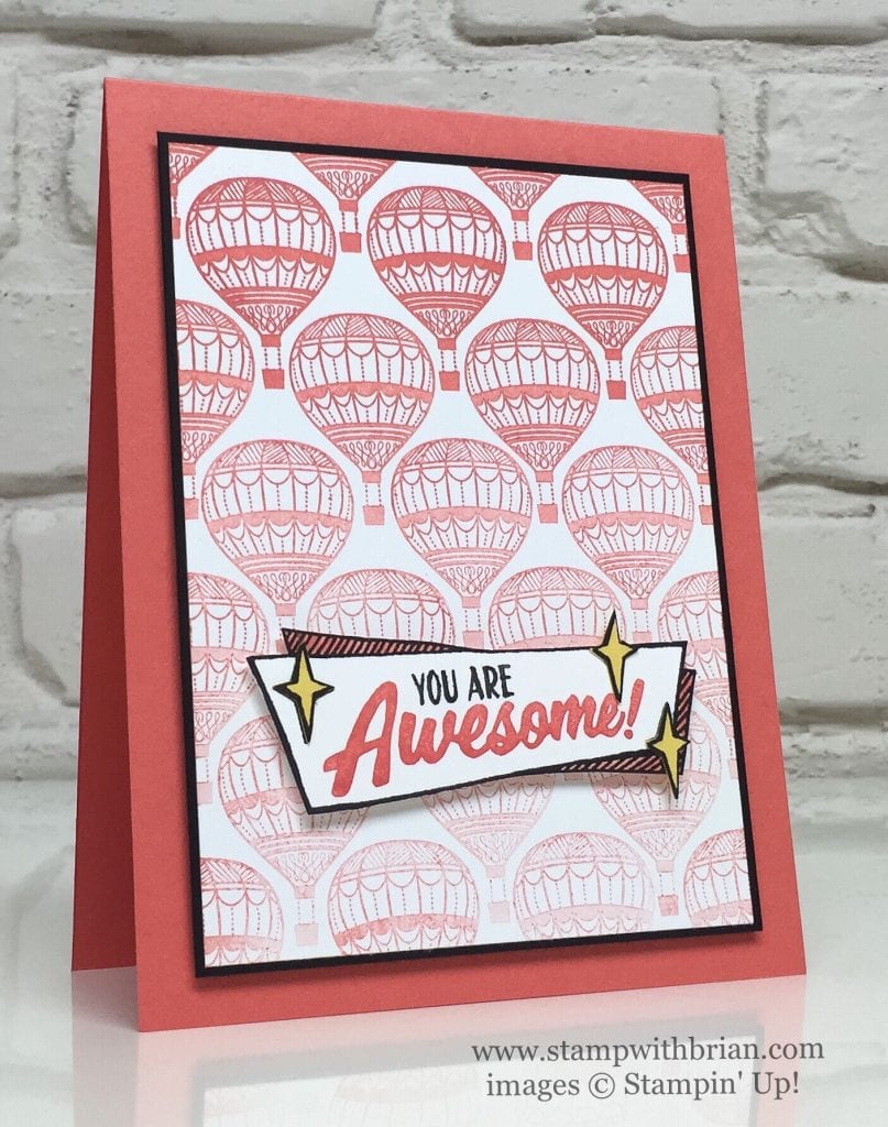 Lift Me Up, Marquee Message, Stampin' Up!, Brian King, CTS202