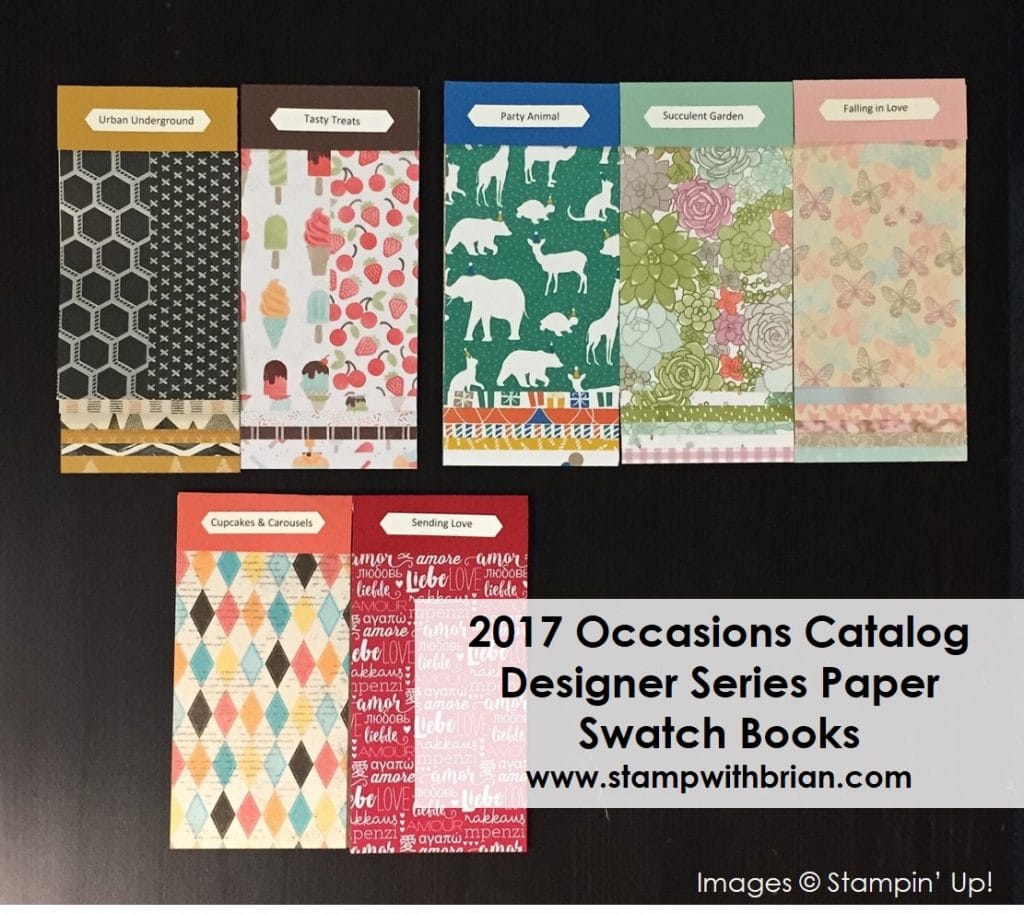 2017 Occasions Catalog Product Shares, Stampin' Up!, Brian King 2017 Occasions Catalog Product Shares, Stampin' Up!, Brian King