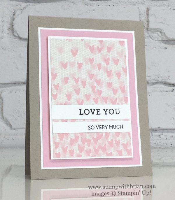 Bloomin' Love, So Very Much, Falling in Love Designer Series Paper, Stampin' Up!, Brian King