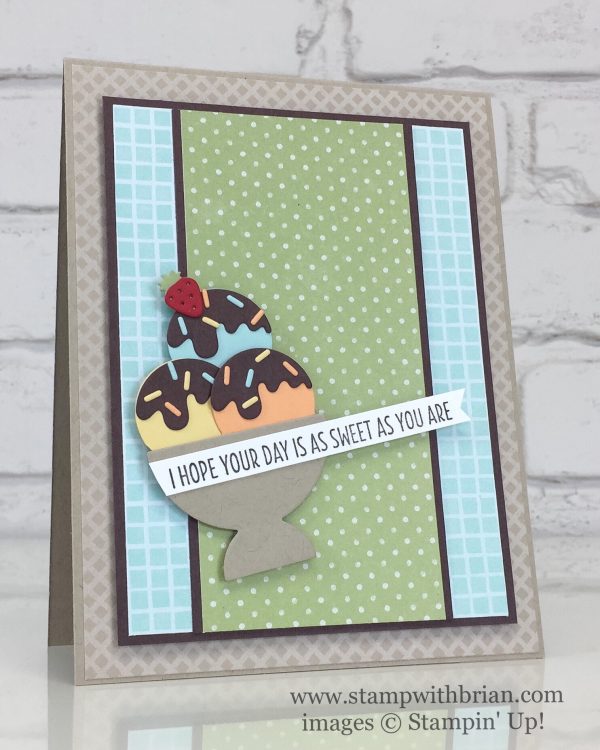Cool Treats, Frozen Treats Framelits Dies, Tasty Treats Specialty Designer Series Paper, Stampin' Up!, Brian King, Fusion Challenge Cool Treats, Frozen Treats Framelits Dies, Tasty Treats Specialty Designer Series Paper, Stampin' Up!, Brian King, Fusion Challenge