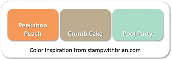 Stampin' Up! Color Inspiration: Peekaboo Peach, Crumb Cake, Pool Party Stampin' Up! Color Inspiration: Peekaboo Peach, Crumb Cake, Pool Party
