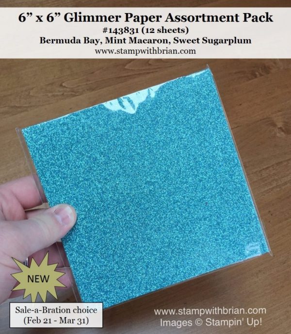 6" x 6" Glimmer Paper Assortment Pack, Stampin' Up! 6" x 6" Glimmer Paper Assortment Pack, Stampin' Up!