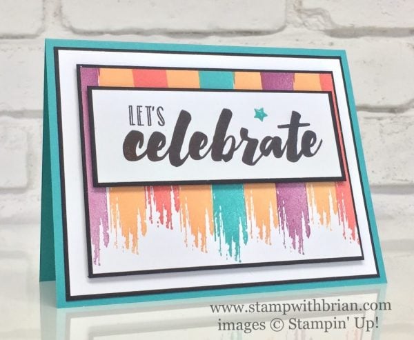 Happy Celebrations, Stampin' Up!, Brian King, celebration card, FabFri106
